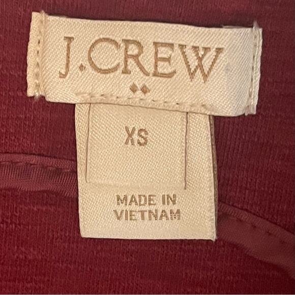 J Crew Brick Red Fit & Flare Career Office To Date Night  Dress Size XS - Picture 8 of 12